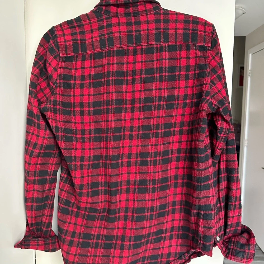 Ralph Lauren POLO Red and Black Plaid Classic Fit Shirt | As Is - Picture 8 of 10